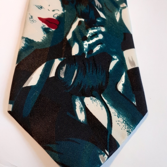 Florenzi Collection Vintage Art Deco Necktie - Picture 3 of 5